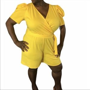 Women’s tie waist romper